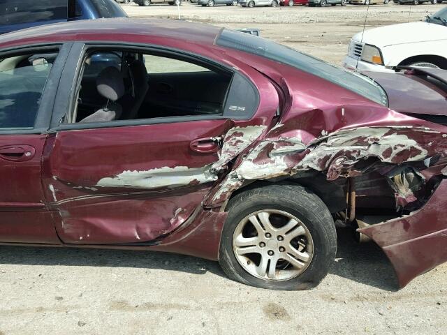 2B3HD56J7YH335267 - 2000 DODGE INTREPID MAROON photo 9