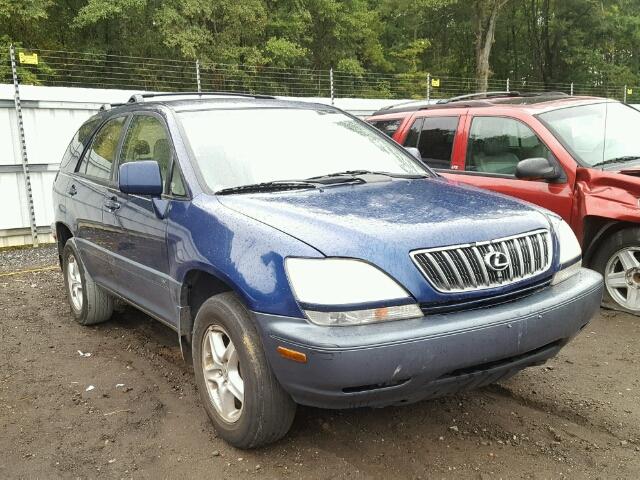 JTJHF10U110204542 - 2001 LEXUS RX 300 BLUE photo 1