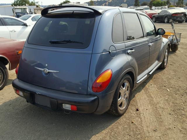 3C8FY68B22T264143 - 2002 CHRYSLER PT CRUISER BLUE photo 4