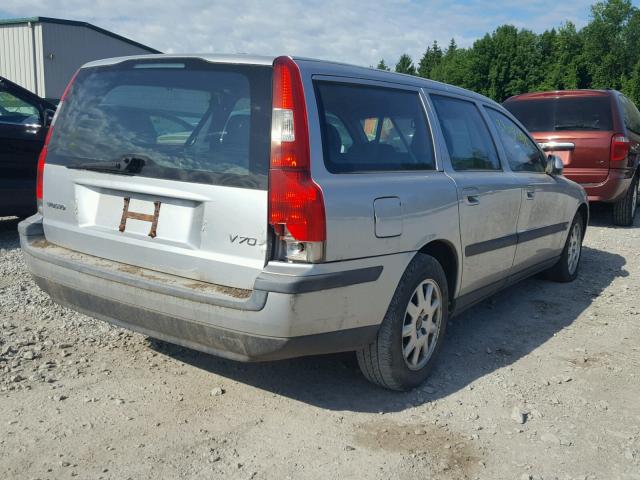 YV1SW61R721183461 - 2002 VOLVO V70 GRAY photo 4