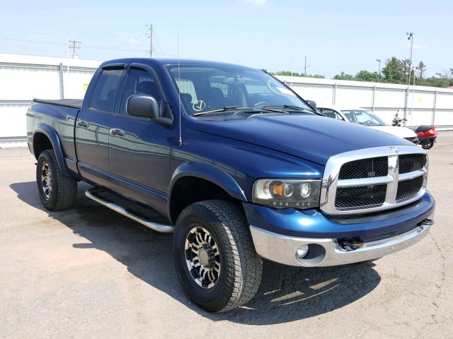 1D7KS28D25J631457 - 2005 DODGE RAM 2500 S BLUE photo 1