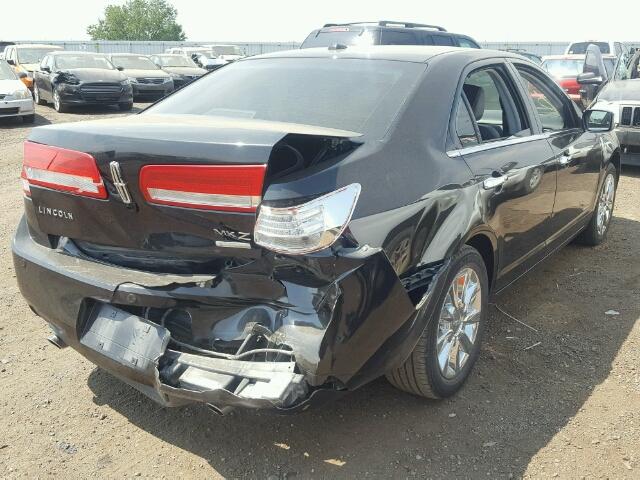 3LNDL2L35BR756464 - 2011 LINCOLN MKZ HYBRID BLACK photo 4