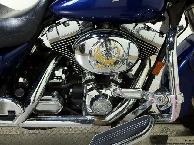 1HD1KBW176Y651449 - 2006 HARLEY-DAVIDSON FLHXI BLUE photo 11