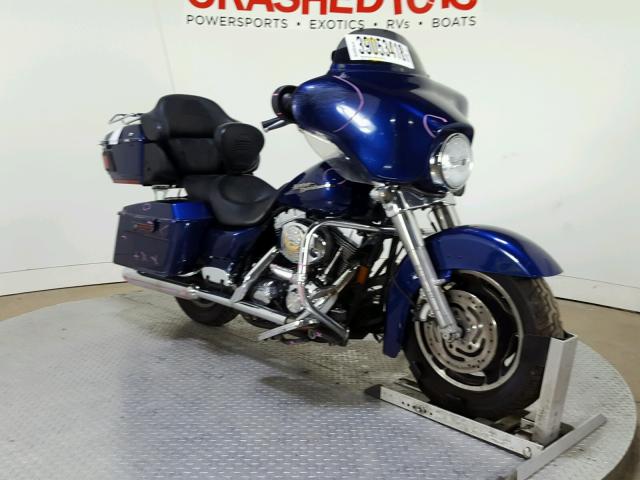 1HD1KBW176Y651449 - 2006 HARLEY-DAVIDSON FLHXI BLUE photo 2