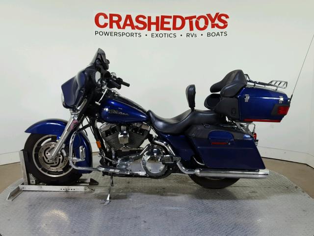 1HD1KBW176Y651449 - 2006 HARLEY-DAVIDSON FLHXI BLUE photo 5