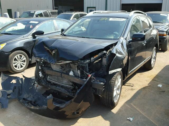 JN8AS5MV0BW665809 - 2011 NISSAN ROGUE S/SV BLACK photo 2