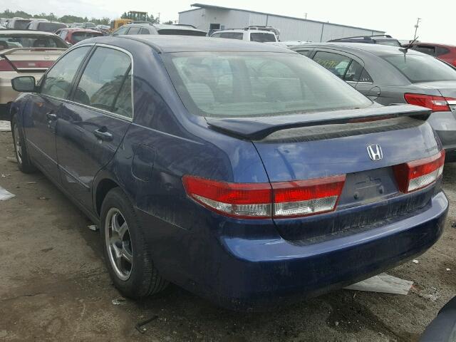 1HGCM56343A029355 - 2003 HONDA ACCORD LX BLACK photo 3