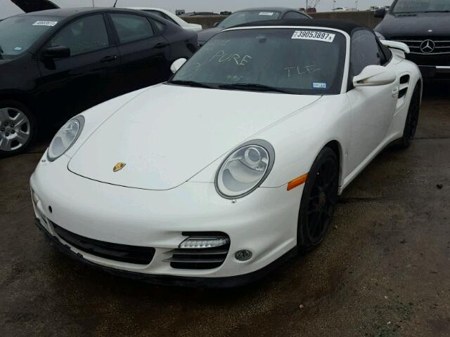 WP0CD2A91CS773157 - 2012 PORSCHE 911 TURBO WHITE photo 2