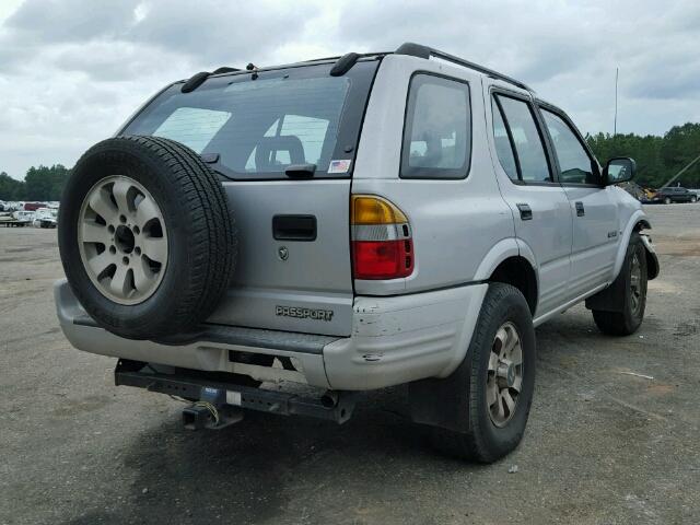 4S6CM58W5W4410174 - 1998 HONDA PASSPORT E SILVER photo 4