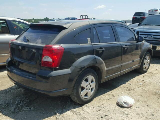 1B3HB28BX8D643170 - 2008 DODGE CALIBER BLACK photo 4