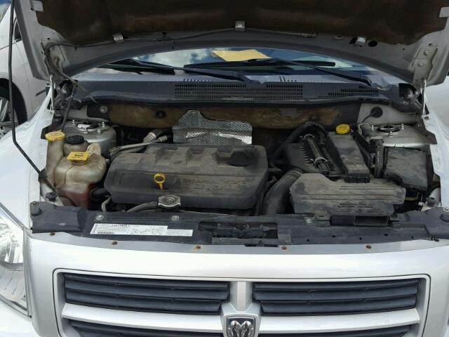 1B3HB28B17D232173 - 2007 DODGE CALIBER SILVER photo 7