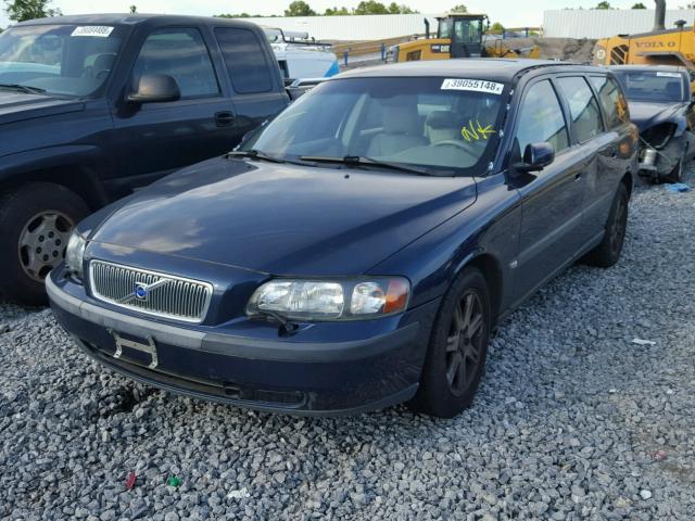 YV1SW59V542387832 - 2004 VOLVO V70 FWD BLUE photo 2