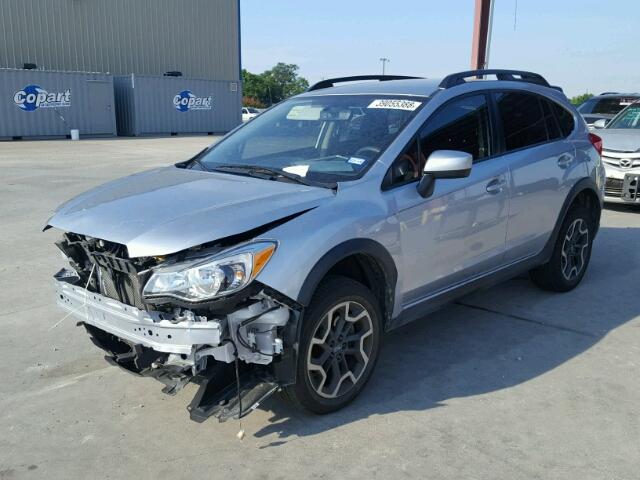 JF2GPABC6HH242104 - 2017 SUBARU CROSSTREK SILVER photo 2