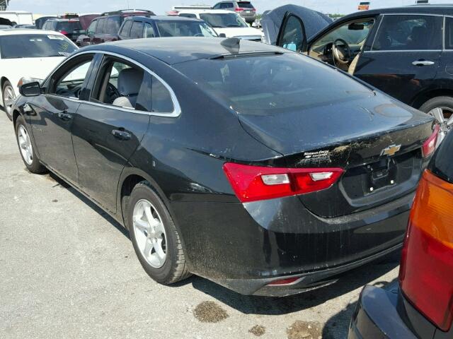 1G1ZB5ST3GF180273 - 2016 CHEVROLET MALIBU LS BLACK photo 3