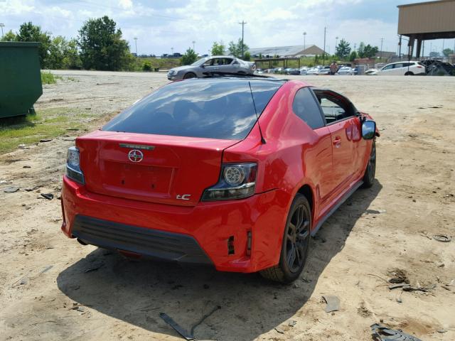 JTKJF5C76F3094023 - 2015 TOYOTA SCION TC 红色 照片 4