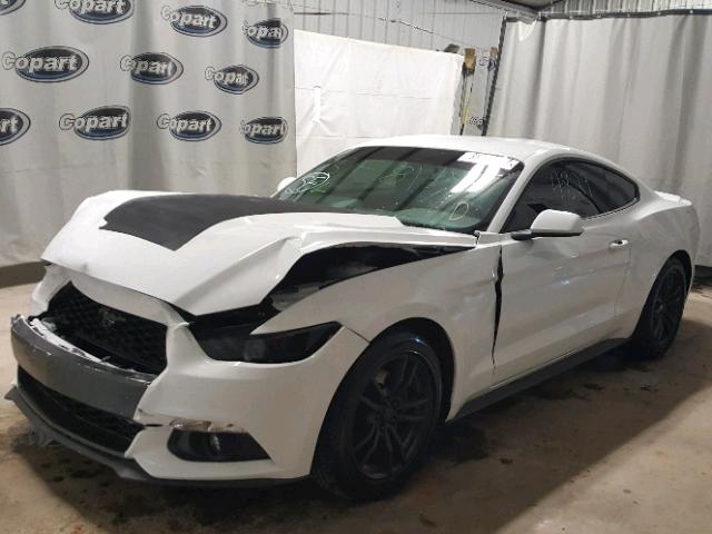 1FA6P8TH6H5264124 - 2017 FORD MUSTANG WHITE photo 2