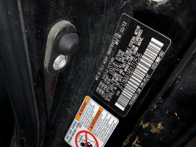 JF1ZNAA18D1712526 - 2013 TOYOTA SCION FR-S შავი ფოტო 10