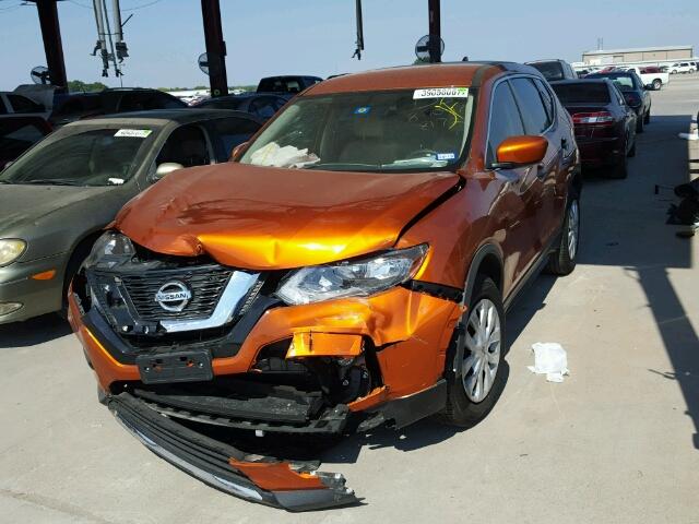 JN8AT2MT9HW148172 - 2017 NISSAN ROGUE S ORANGE photo 2