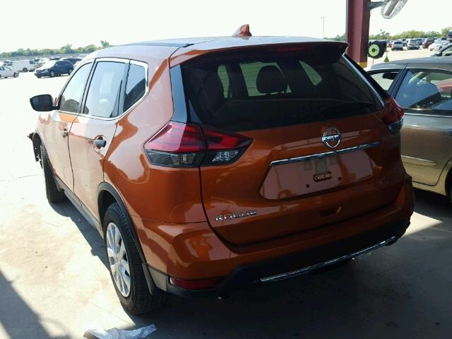 JN8AT2MT9HW148172 - 2017 NISSAN ROGUE S ORANGE photo 3