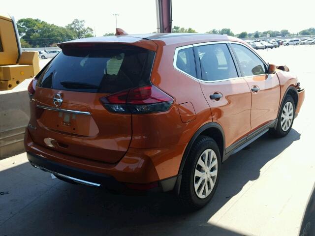 JN8AT2MT9HW148172 - 2017 NISSAN ROGUE S ORANGE photo 4