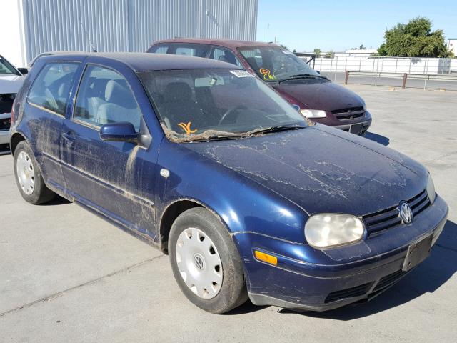 WVWBC21J4YW590537 - 2000 VOLKSWAGEN GOLF GL BLUE photo 1