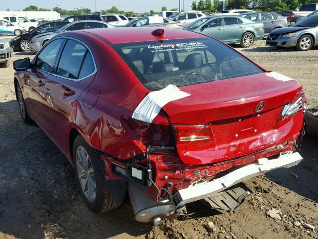 19UUB1F53JA000513 - 2018 ACURA TLX TECH RED photo 3