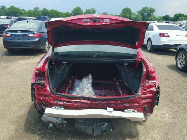 19UUB1F53JA000513 - 2018 ACURA TLX TECH RED photo 9