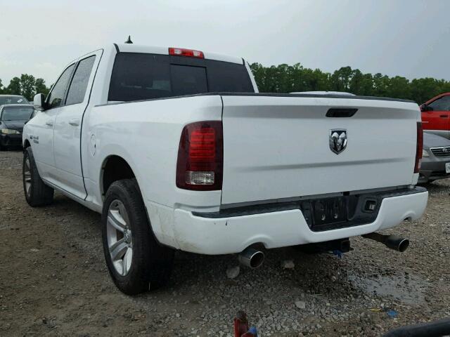 1C6RR6MT9ES223306 - 2014 RAM 1500 SPORT WHITE photo 3