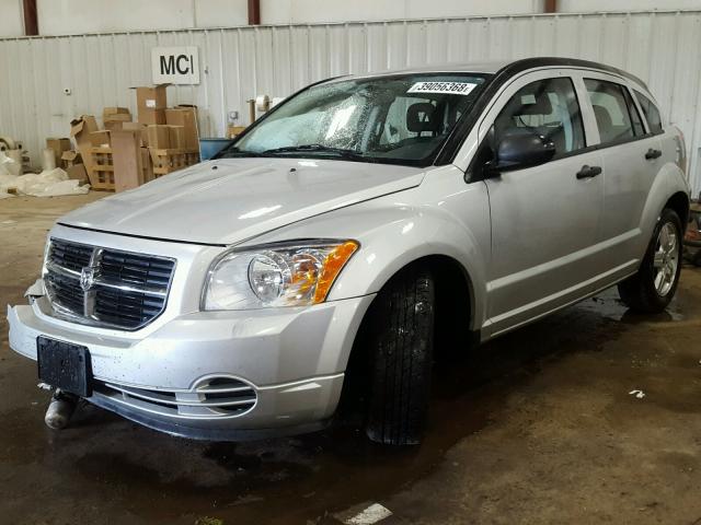 1B3HB48B48D508178 - 2008 DODGE CALIBER SX SILVER photo 2