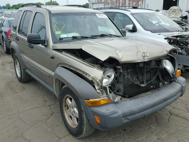 1J4GL48K97W641393 - 2007 JEEP LIBERTY SP TAN photo 1