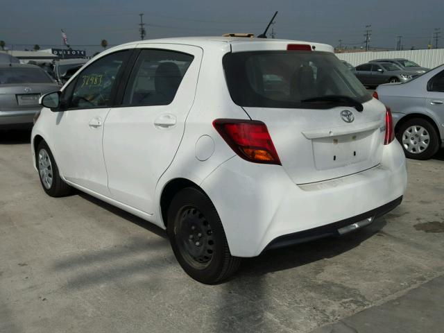 VNKKTUD37GA069338 - 2016 TOYOTA YARIS L WHITE photo 3