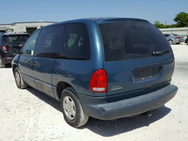 2B4GP2533YR785234 - 2000 DODGE CARAVAN GREEN photo 3