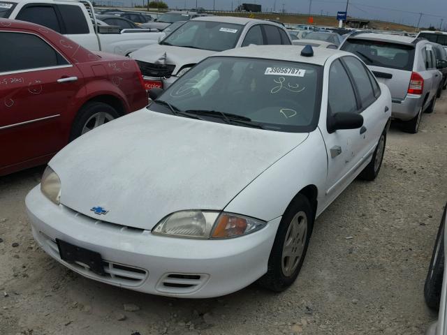 1G1JF5241Y7264954 - 2000 CHEVROLET CAVALIER L WHITE photo 2