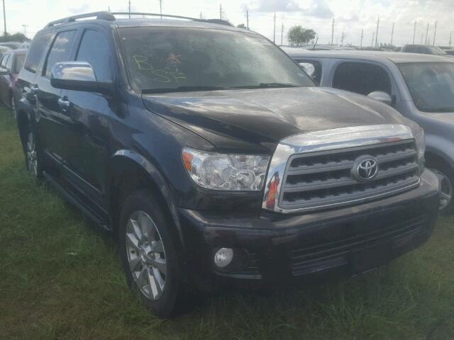 5TDKY5G19DS044403 - 2013 TOYOTA SEQUOIA BLACK photo 1