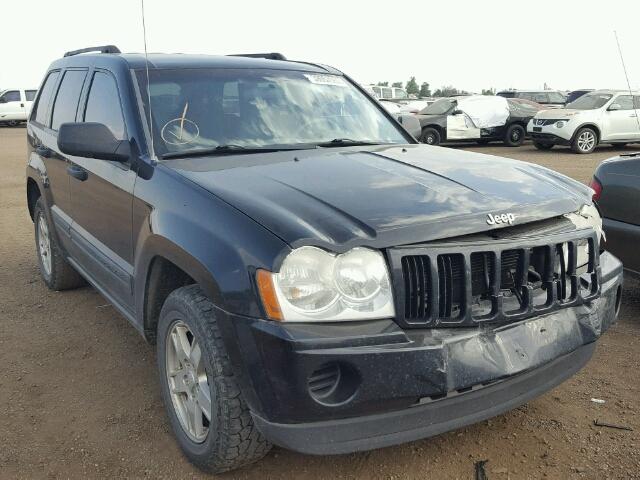 1J4GR48K36C347275 - 2006 JEEP GRAND CHER BLACK photo 1