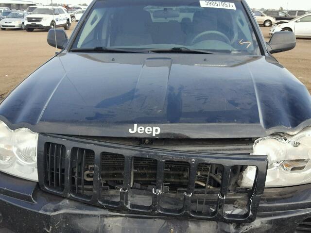 1J4GR48K36C347275 - 2006 JEEP GRAND CHER BLACK photo 7