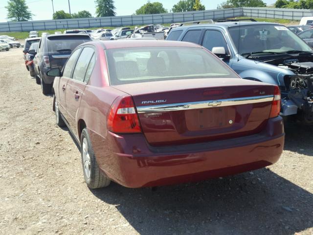 1G1ZS58F07F299495 - 2007 CHEVROLET MALIBU LS 栗色 照片 3
