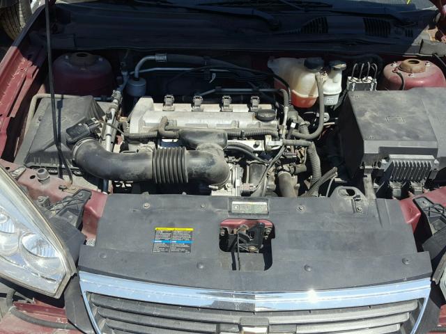 1G1ZS58F07F299495 - 2007 CHEVROLET MALIBU LS 栗色 照片 7