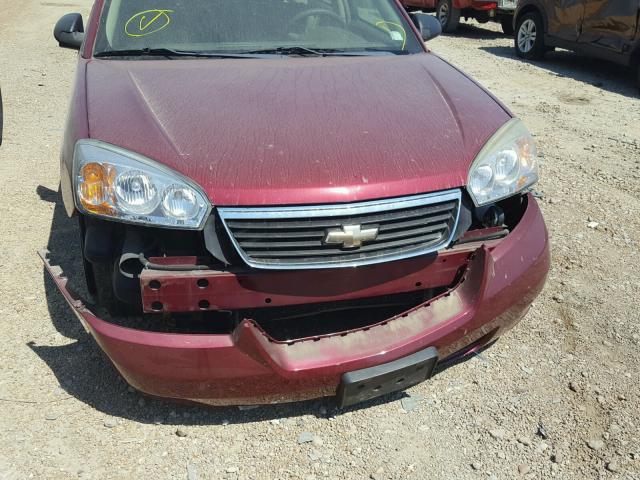 1G1ZS58F07F299495 - 2007 CHEVROLET MALIBU LS 栗色 照片 9