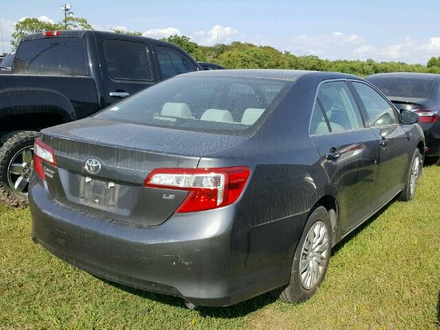 4T4BF1FK0CR209890 - 2012 TOYOTA CAMRY BASE GRAY photo 4