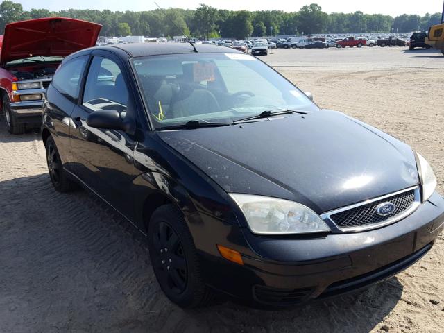 1FAFP31N67W314251 - 2007 FORD FOCUS ZX3 BLACK photo 1