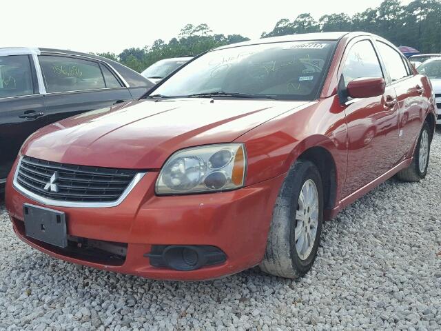 4A3AB36F99E004895 - 2009 MITSUBISHI GALANT RED photo 2