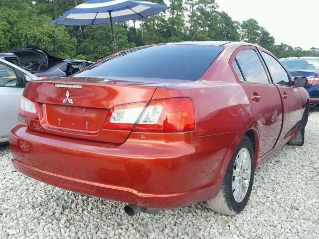 4A3AB36F99E004895 - 2009 MITSUBISHI GALANT RED photo 4