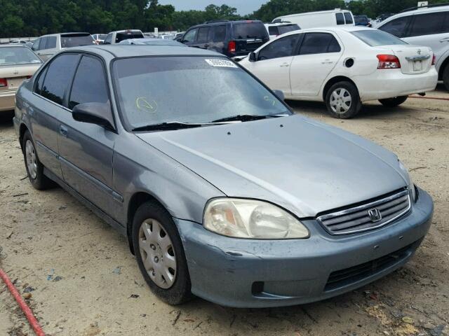 2HGEJ6616YH514322 - 2000 HONDA CIVIC BASE GRAY photo 1