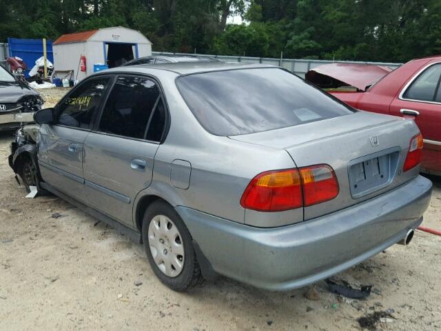 2HGEJ6616YH514322 - 2000 HONDA CIVIC BASE GRAY photo 3