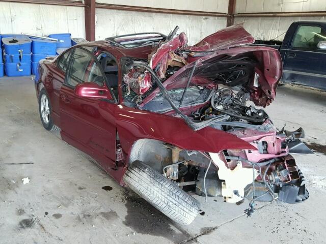 1G2WP52K82F124426 - 2002 PONTIAC GRAND PRIX RED photo 1