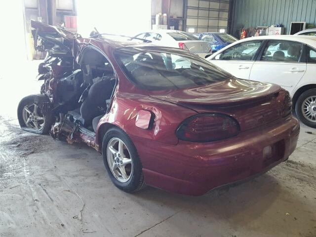 1G2WP52K82F124426 - 2002 PONTIAC GRAND PRIX RED photo 3