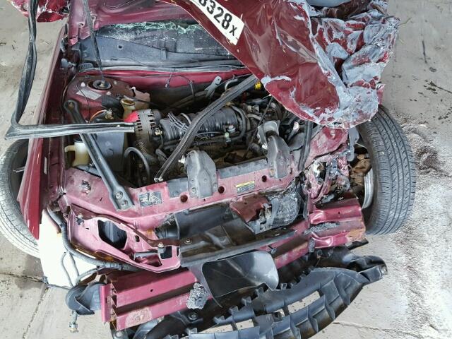 1G2WP52K82F124426 - 2002 PONTIAC GRAND PRIX RED photo 7