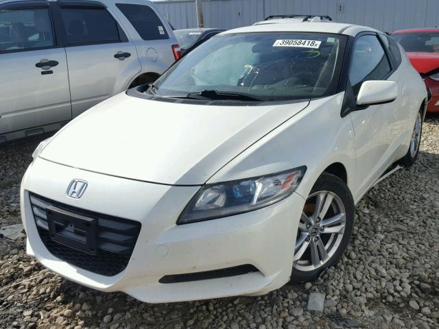 JHMZF1C48CS002807 - 2012 HONDA CR-Z WHITE photo 2