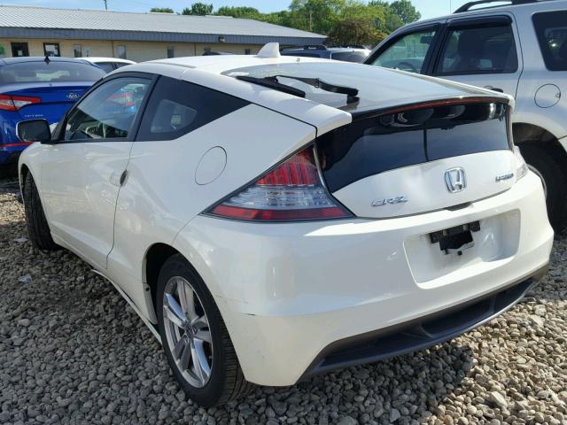 JHMZF1C48CS002807 - 2012 HONDA CR-Z WHITE photo 3